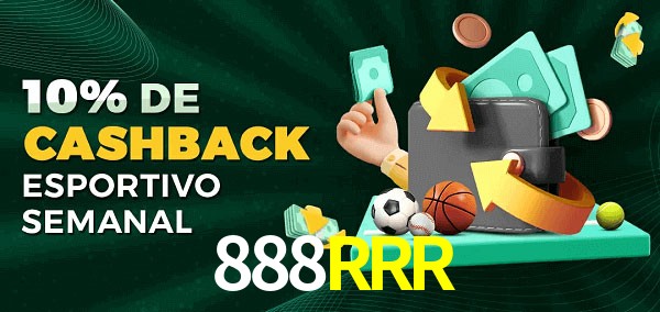 10% de bônus de cashback na 888RRR