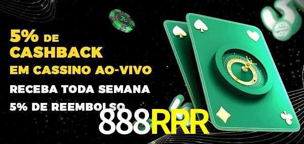 Promoções do cassino ao Vivo 888RRR